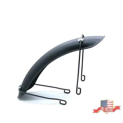 For Honda Yamaha Suzuki Motorcycle Front Fender Mudguard Protector Matte Black - Image 1 of 4