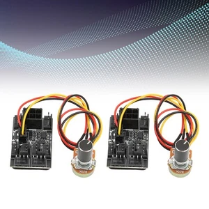 2x PC Fan Controller 3 Pin 4 Pin Fan Adapter PWM PC Case Cooling Fan Hub 8 W BEA - Picture 1 of 12