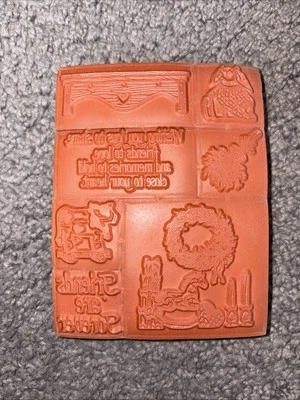 Selos montados em espuma tema de amizade de Natal  - Imagem 1 de 2