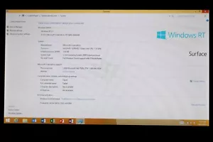 Used working Microsoft Surface RT 1516 32GB Wi-Fi 10.6" Black Tablet good - Picture 1 of 10