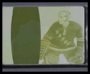 2010-11 Dominion Printing Plate Yellow 133 Ed Giacomin 1/1 - Picture 1 of 2