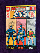 DC 100 Page Super Spectacular #DC-14 (Mar 1973) Batman Robin Wildcat