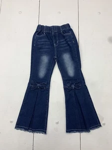 SHEIN Girls Blue Denim Jeans Size 7 - Picture 1 of 5