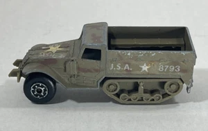 ZYLMEX ZEE T431 Armored Half Track ARMY GREEN TANK TRUCK TROOP TRANSPORT DIECAST - Picture 1 of 5