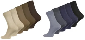 Neu 5 paar Herren Damen Socken 100% Baumwolle Diabetiker Strümpfe Socken - Bild 1 von 13