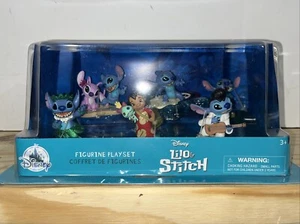 Disney Lilo and Stitch Figurine Playset 6 Figures Play Set Lilo Stitch Angel Toy - Picture 1 of 7