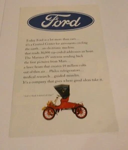 1966 FORD VINTAGE MAGAZINE ADVERTISEMENT - Picture 1 of 1