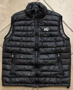 Millet Goose Down Puffer Vest Men’s M Black - Picture 1 of 6