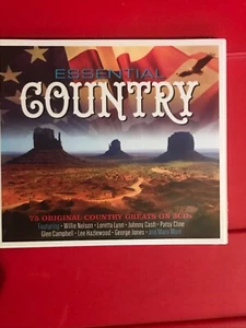 Essential Country 3-CD NEW SEALED 2021 Willie Nelson/Loretta Lynn/Hank Snow+ - Picture 1 of 2