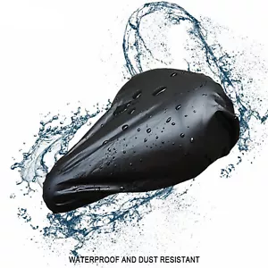 2X Sattelüberzug Fahrrad Regenschutz Fahrrad-Sattel-Schutz-Bezug Wasserdicht DE - Bild 1 von 5
