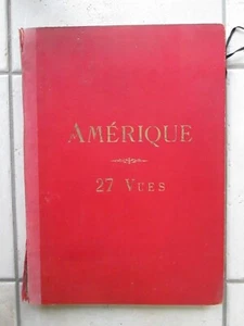 Portefeuille de 27 gravures sur acier AMERIQUE DU NORD, DU SUD, CENTRALE, 1860. - Picture 1 of 10