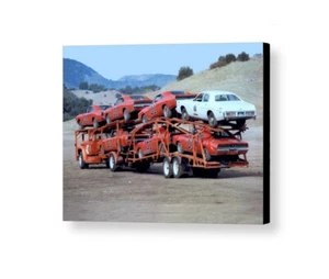 Foto de coche de producción de los duques de Hazzard enmarcada rara de colección. Estampado Giclée - Imagen 1 de 1