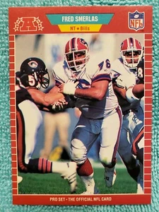 1989 PRO SET FRED SMERLAS #27 BUFFALO BILLS - Picture 1 of 4