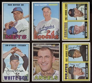 1967 Topps U-Pick (3) Ex-ExMt, Semi-High/ Minor Star - Bild 1 von 2