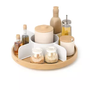 Umbra Bellwood Lazy Susan Turntable Spice Rack Organizer for Kitchen Countertop - Picture 1 of 12