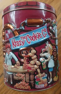 The Krazy Cookie Co embossed empty tin in good condition used for food storage. - Picture 1 of 9