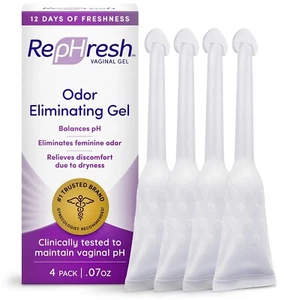 RepHresh Odor Eliminating Vaginal Gel, 4ct (0.07oz) Exp 10/2026 - Picture 1 of 7