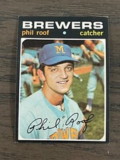 1971 Topps Phil Roof #22 Milwaukee Brewers 