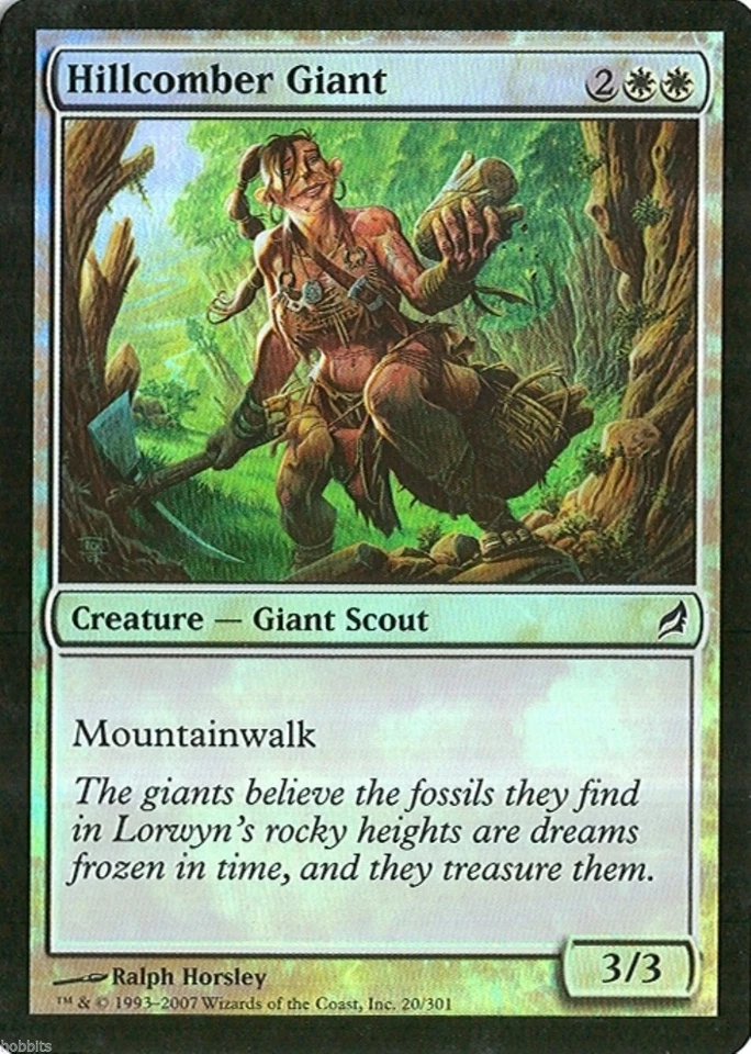 MTG - Lorwyn - Hillcomber Giant - 2X - Foil - NM - Image 1 of 1
