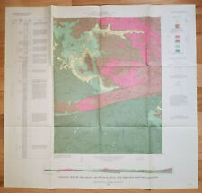 Vintage 1968 Geologic Map of Gracey, Trigg and Christian Counties, Kentucky