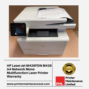 HP LaserJet M426FDN M426 A4 Network Mono Multifunction Laser Printer Warranty - Picture 1 of 1