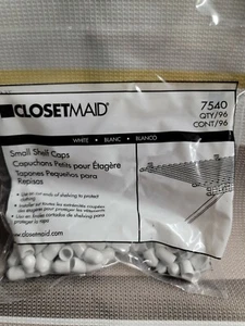 Tapa de extremo pequeña Closetmaid 7540, plástico (contiene 96 tapas) - Imagen 1 de 2