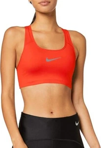 NEW! NIKE [M] Women's DRI-FIT NON-Padded Sports Yoga Bra-Fiery Red 842398-634 - Picture 1 of 1