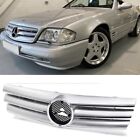 FRONT SILVER GRILL FOR MERCEDES SL R129 89-98 SPOILER NEW CL LOOK