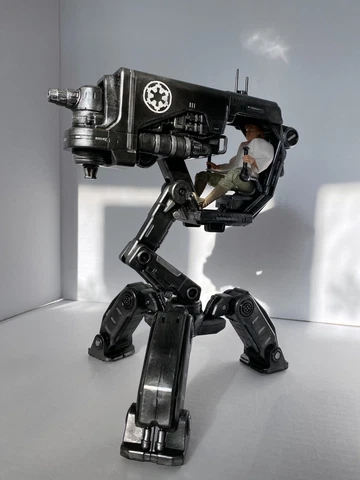 6 inch 1/12 Star Wars Mandalorian Prototype Canon Turret Vintage Black Series Cover