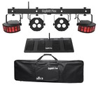 Chauvet DJ GigBAR Flex Lighting System w/ 2) Derby+2) Par Can Lights+Footswitch