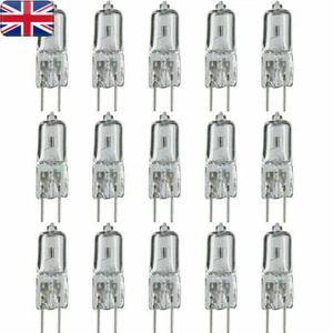 G4 12 Volt 10W Halogen Light 120 Lumens Cooker Hood Bulbs 2 Pin Clear Lamps New - Picture 1 of 15