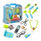 Durable Kids Doctor Kit with Electronic Stethoscope and 12 Medical Doctor's