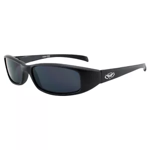 NEW ATTITUDE MOTORCYCLE GLASSES SUNGLASSES BLACK FRAMES SP HINGE DARK SMOKE LENS - Picture 1 of 8