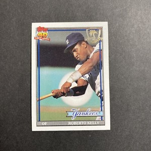 1991 TOPPS DESERT SHIELD ROBERTO KELLY NEW YORK YANKEES Card # 11