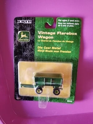Ertl John Deere Vintage Flarebox Wagon Die Cast Metal Toy 2002 NEW - Image 1 of 2