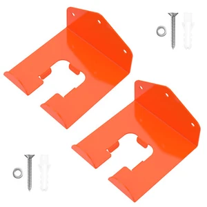 2Pc Weed Trimmer Hanger Metal Weed Wacker Hook Garage Gardening Tool Holder ※ - Picture 1 of 11