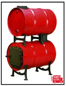 Schwerlast Gusseisen Fass Adapter Kit für einen Doppel Fass Campingkocher - Bild 1 von 2