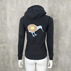 Y2K Paul Frank Womens S Kiwi Bird 2006 Full Zip Hoodie Distressed Cotton Blend - Picture 1 of 10