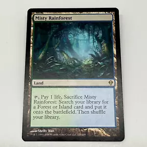 Magic The Gathering Magic The Gathering - Misty Rainforest (Zendikar) casi nuevo/lp envío al día siguiente - Imagen 1 de 2