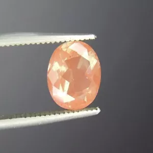 Schiller rame pietra solare Oregon rosso 1,8 ct IF naturale estratto ovale non riscaldato USA - Foto 1 di 7