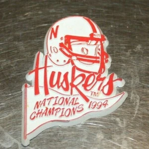 94 NEBRASKA CORNHUSKERS Vintage RUBBER BIG 8 10 MAGNET Standings Board CHAMPS - Picture 1 of 2