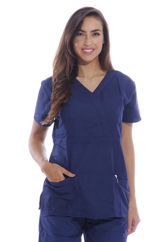 Uniformes exfoliantes médicos de enfermería Dreamcrest ultra suaves para mujer Foto 1 de 1