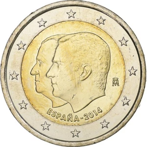 [#1165060] Hiszpania, 2 Euro, 2014, Bimetaliczny, MS(63), KM:New - Zdjęcie 1 z 2