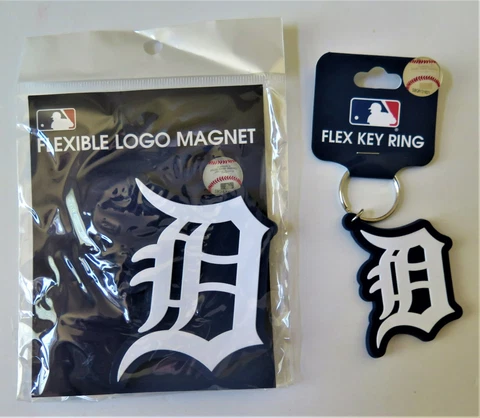 DETROIT TIGERS, FLEXIBLE MAGNET AND KEY RING FROM WINCRAFT (ONE EACH Cover