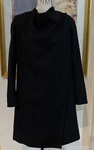 All Saints Black Ora Wool-Blend Jacket Size 4 - Picture 1 of 11