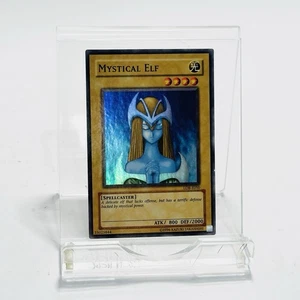 Yugioh Mystical Elf LOB-E050 Super Rare Trading Card - Picture 1 of 3