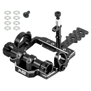 NexxSpeed 98-102mm Square Motor Mount (BLACK) - Kyosho Mini-Z MR04 EVO 2 - Picture 1 of 2
