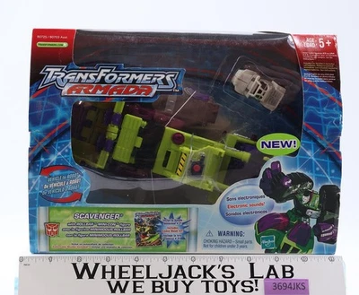 Scavenger W/ Rollbar Transformers Armada 2002 Hasbro Action Figure NEW SEALED - Image 1 of 4