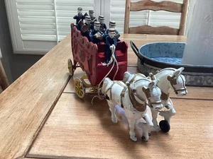 Kenton Cast Iron Overland Circus Horse Drawn Band Toy Wagon 1930 - Picture 1 of 4