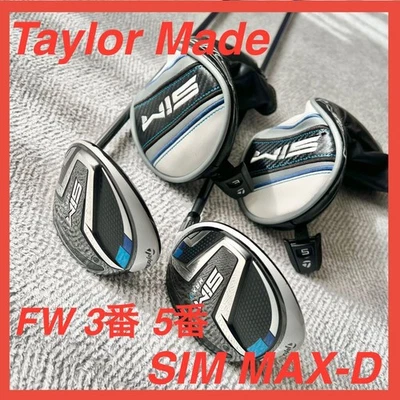TaylorMade SIMMAX-D 3W 5W Fairway Wood Set of 2  Good - Image 1 of 4